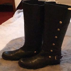 Steve Madden vintage black leather boots